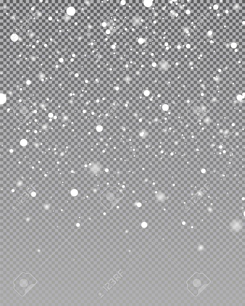 Detail Snow Falling Transparent Background Nomer 12