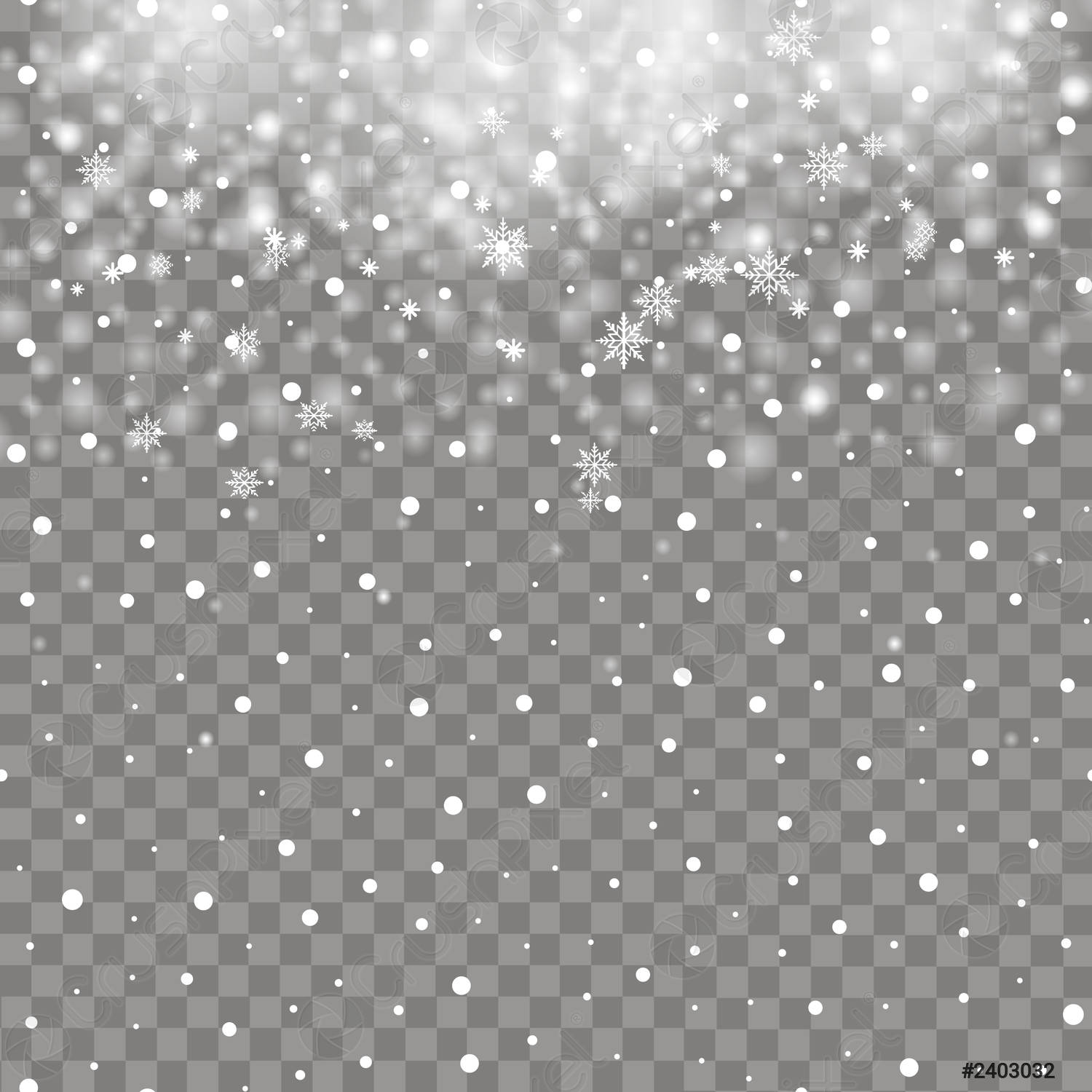 Detail Snow Falling Transparent Background Nomer 13