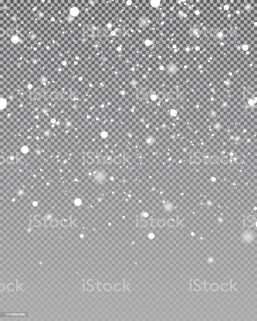 Detail Snow Falling Transparent Background Nomer 8