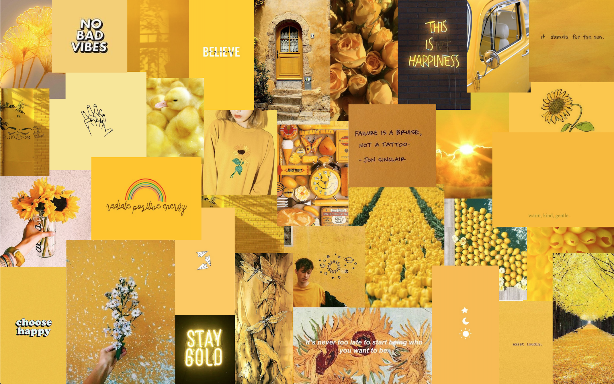 Detail Yellow Aesthetic Background Nomer 6