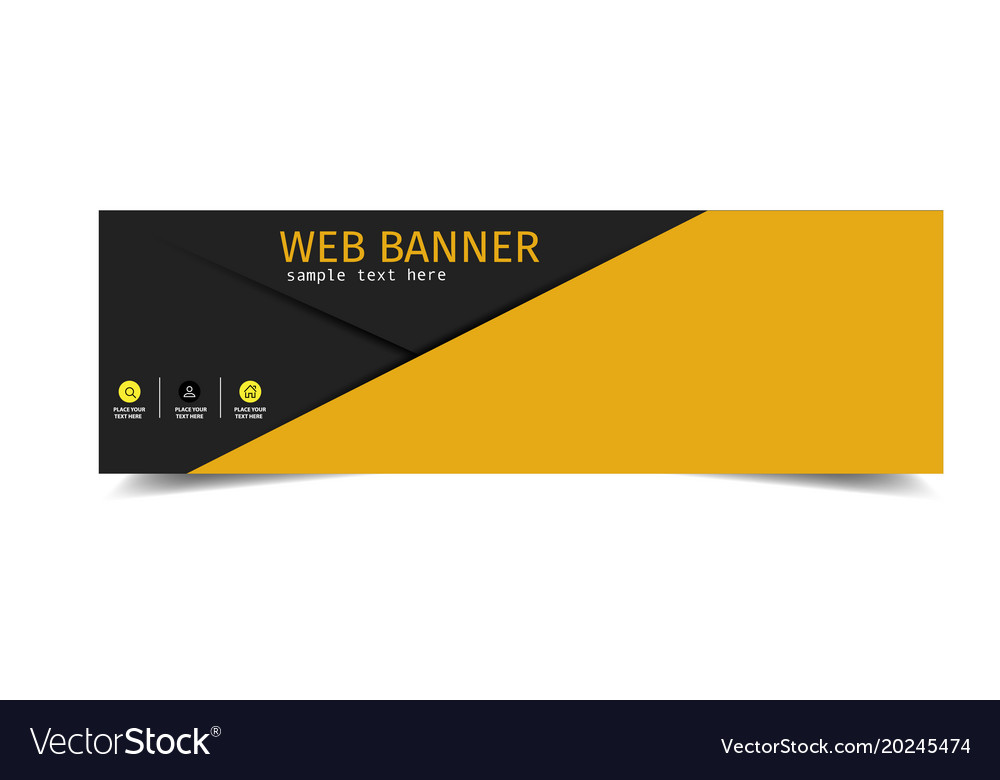 Detail Yellow Banner Background Nomer 55