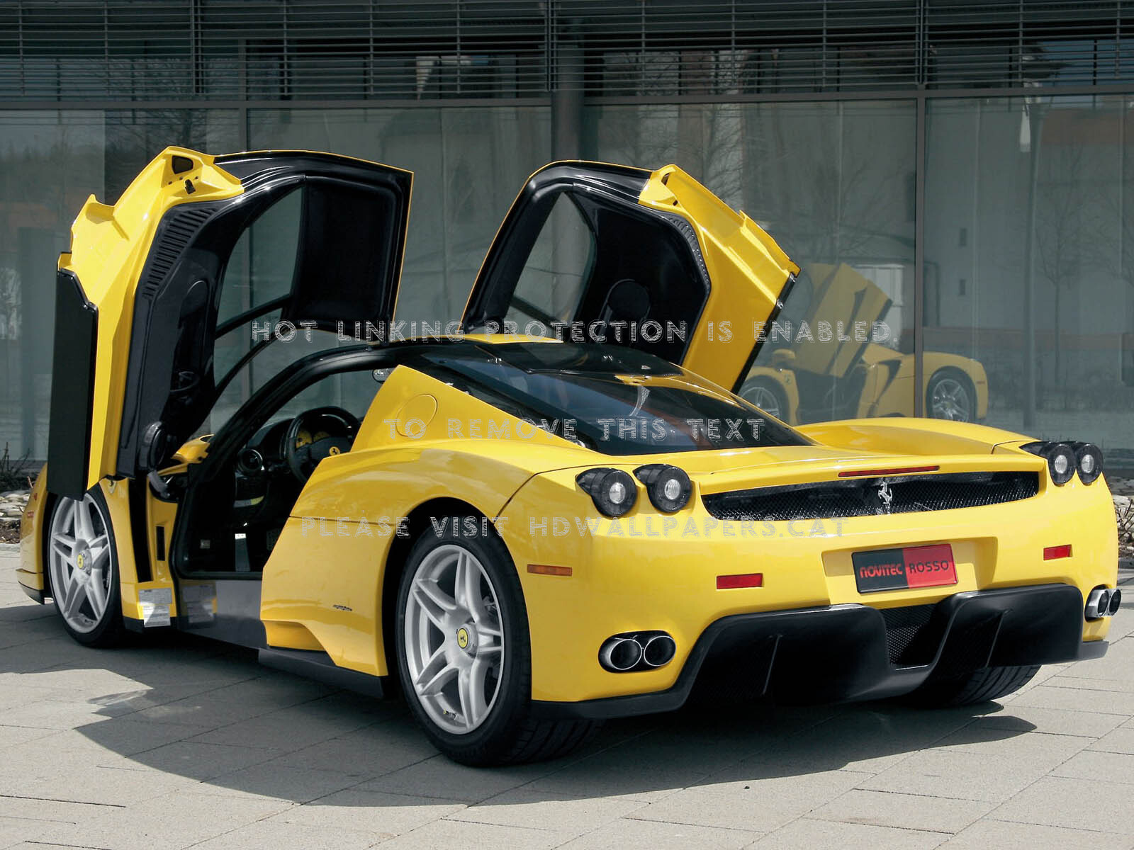 Detail Yellow Ferrari Car Nomer 35