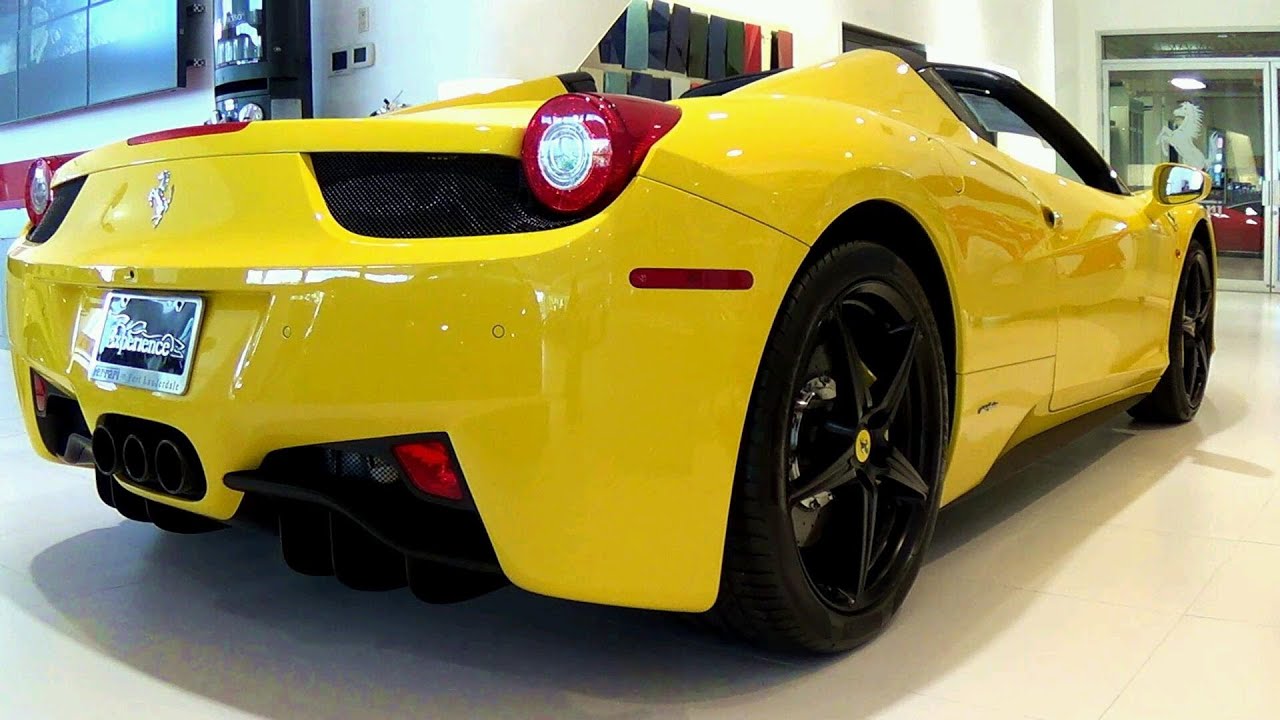 Detail Yellow Ferrari Car Nomer 5