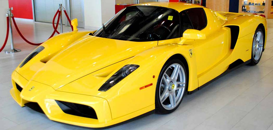 Detail Yellow Ferrari Car Nomer 56