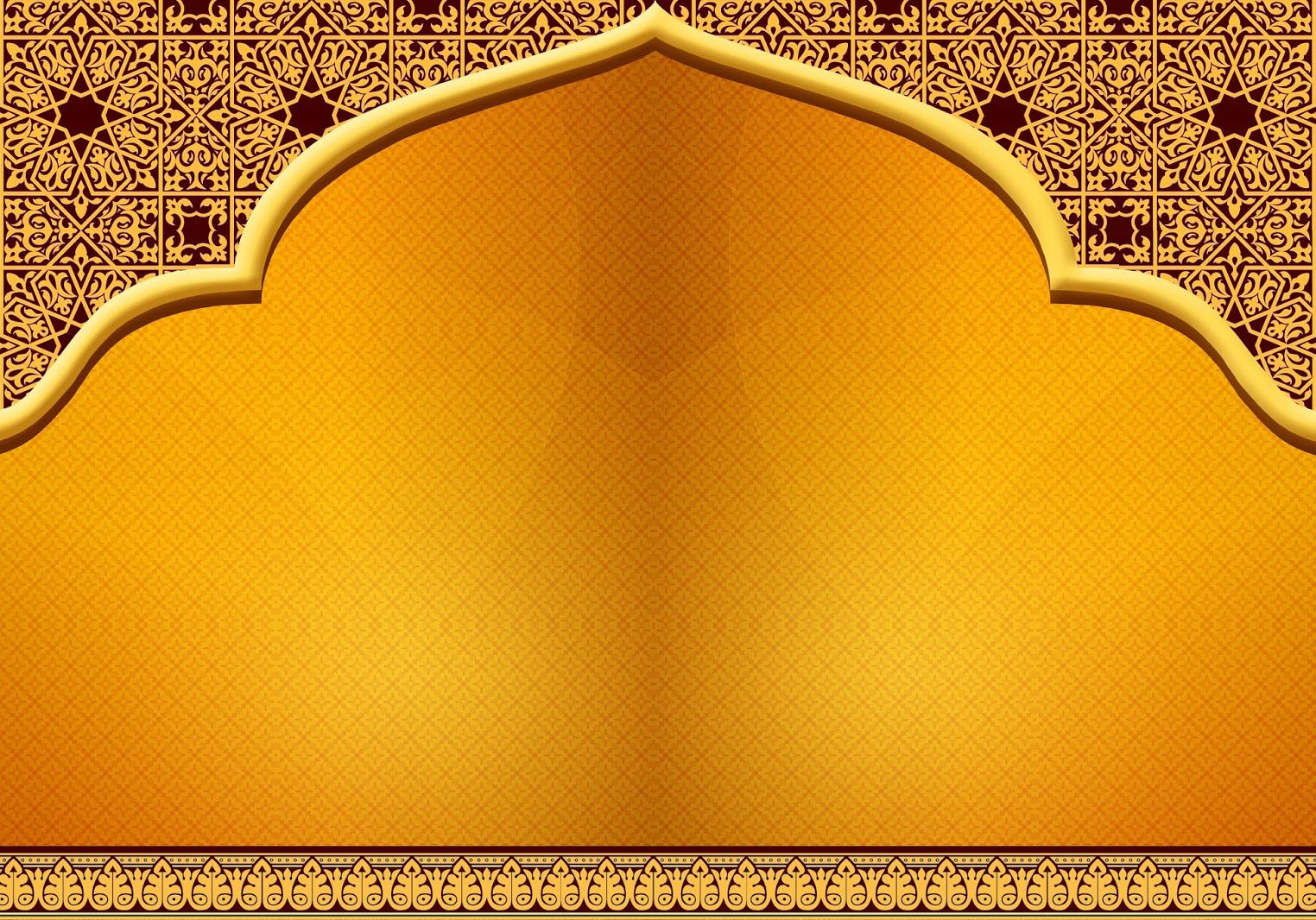 Detail Yellow Islamic Background Nomer 39