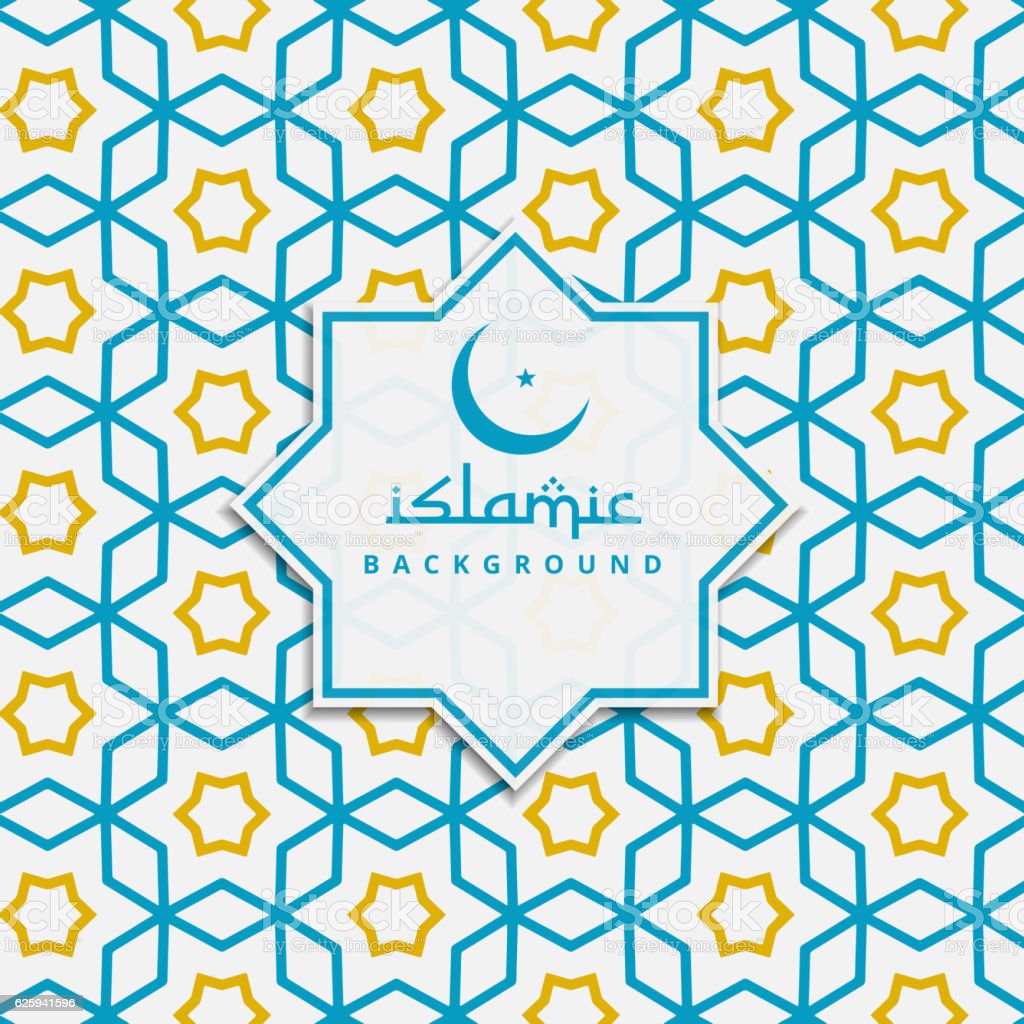 Detail Yellow Islamic Background Nomer 57