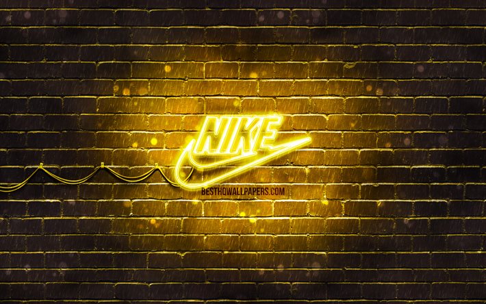 Detail Yellow Nike Logo Nomer 44