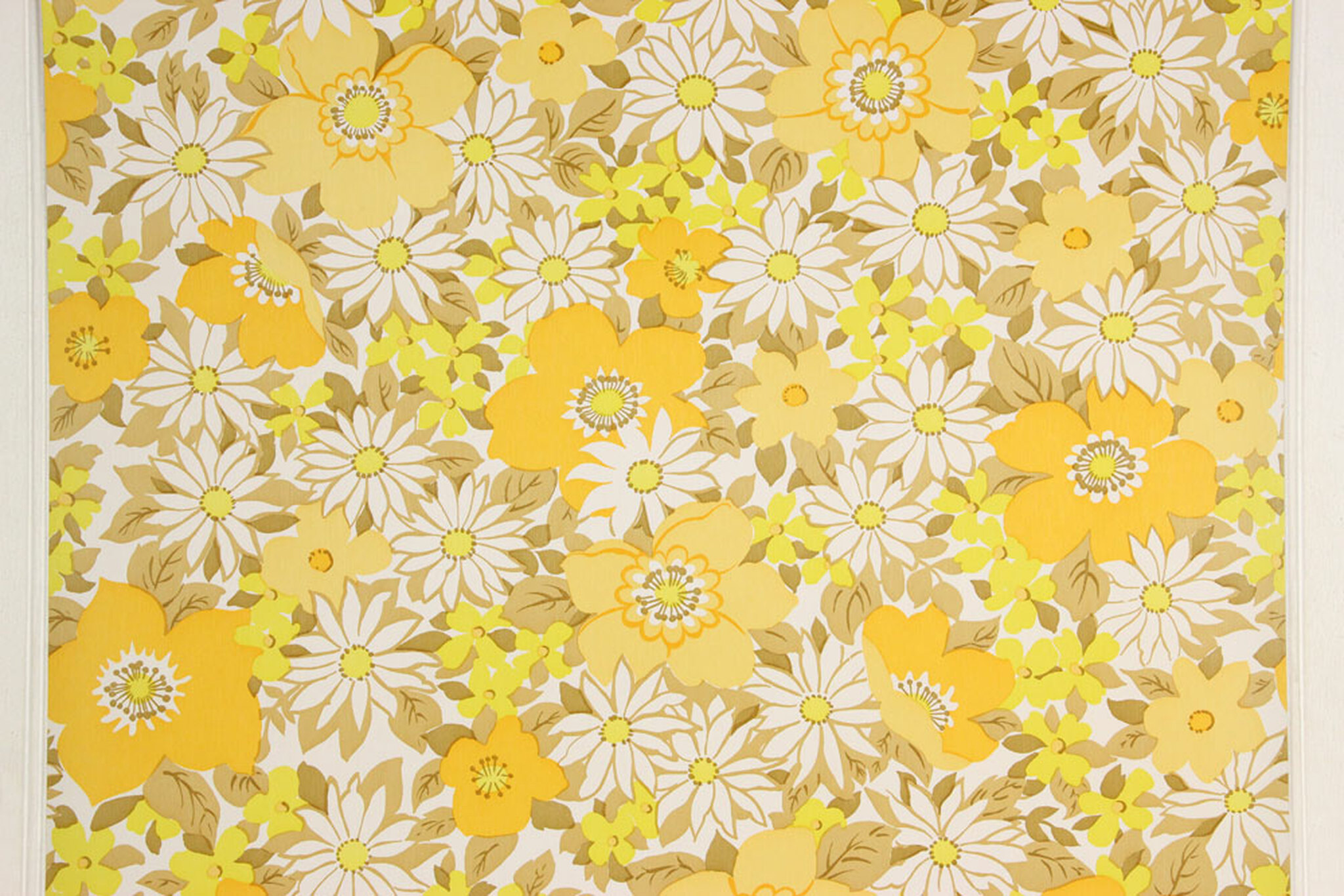 Detail Yellow Pattern Wallpaper Nomer 17