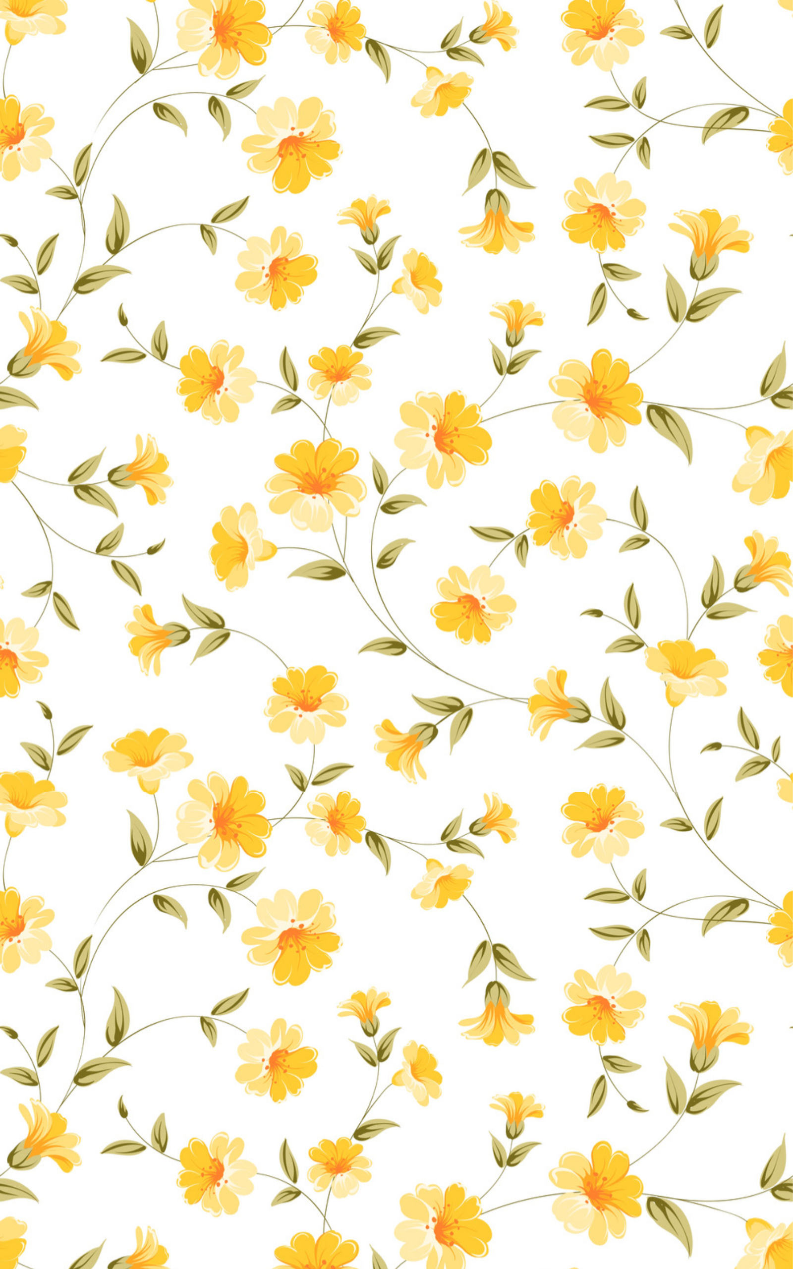 Detail Yellow Pattern Wallpaper Nomer 24