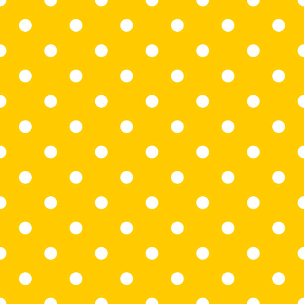 Yellow Polka Dot Background - KibrisPDR