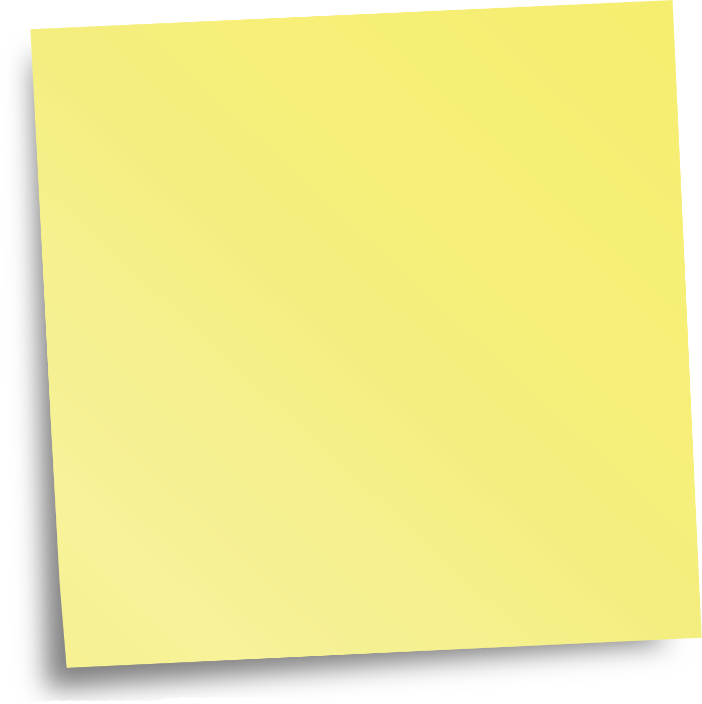 Yellow Sticky Note Png - KibrisPDR