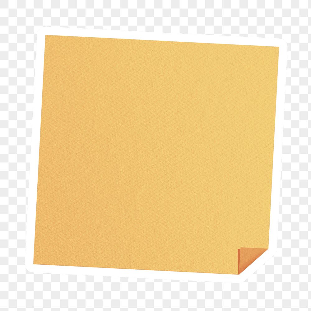 Detail Yellow Sticky Note Png Nomer 30