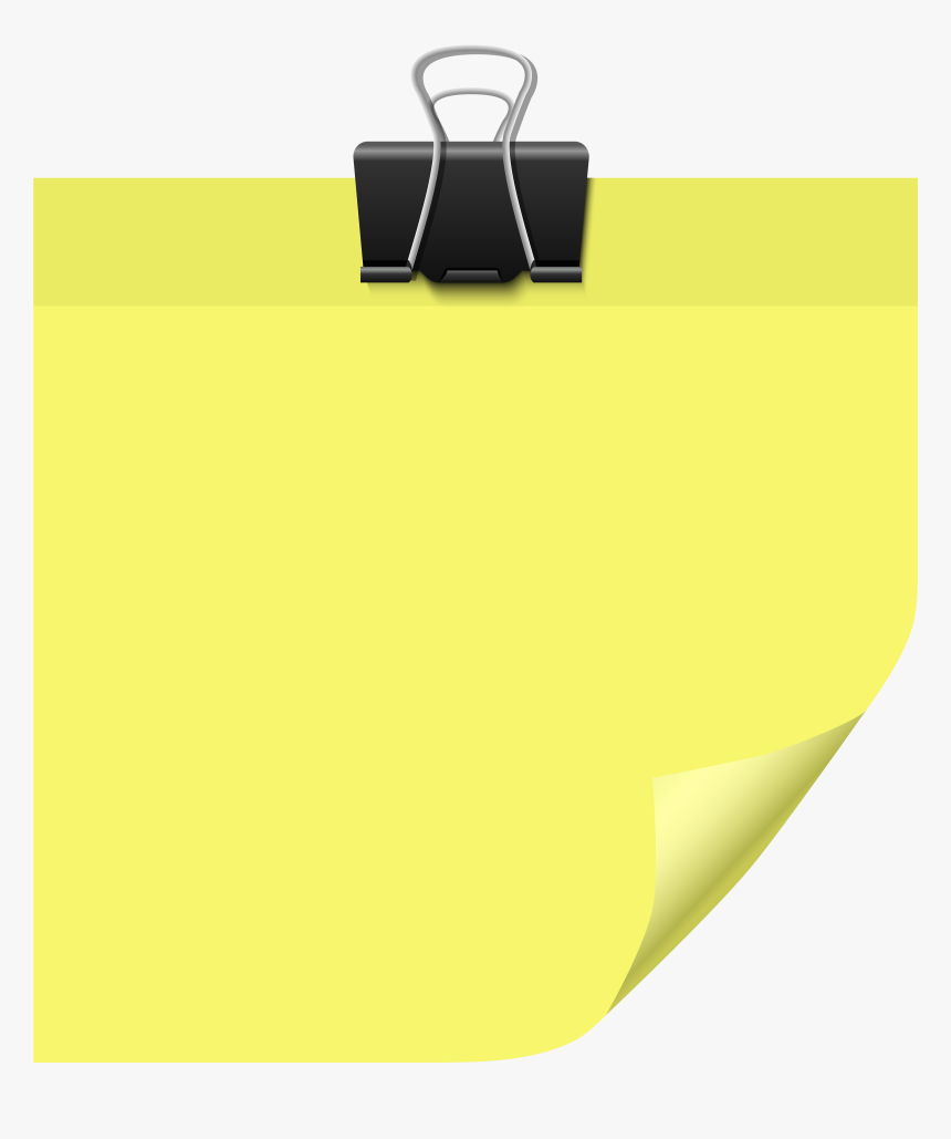 Detail Yellow Sticky Note Png Nomer 43