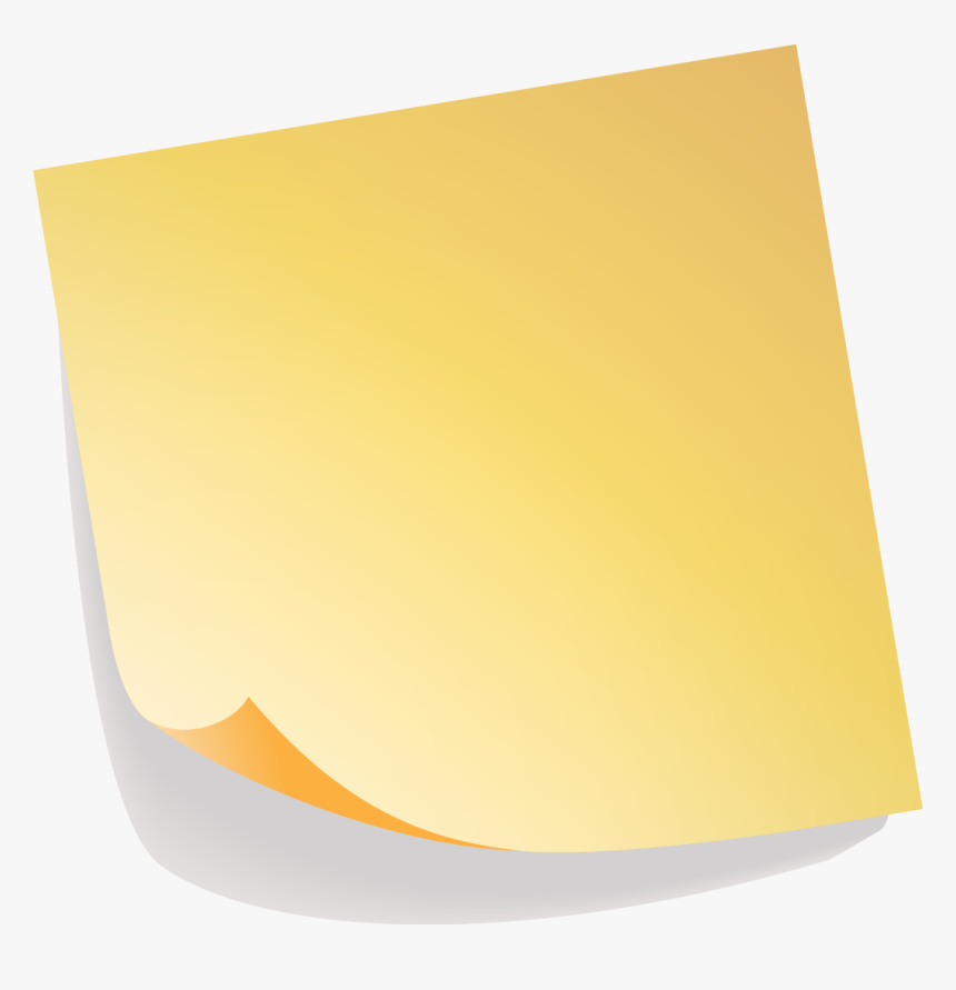 Detail Yellow Sticky Note Png Nomer 55