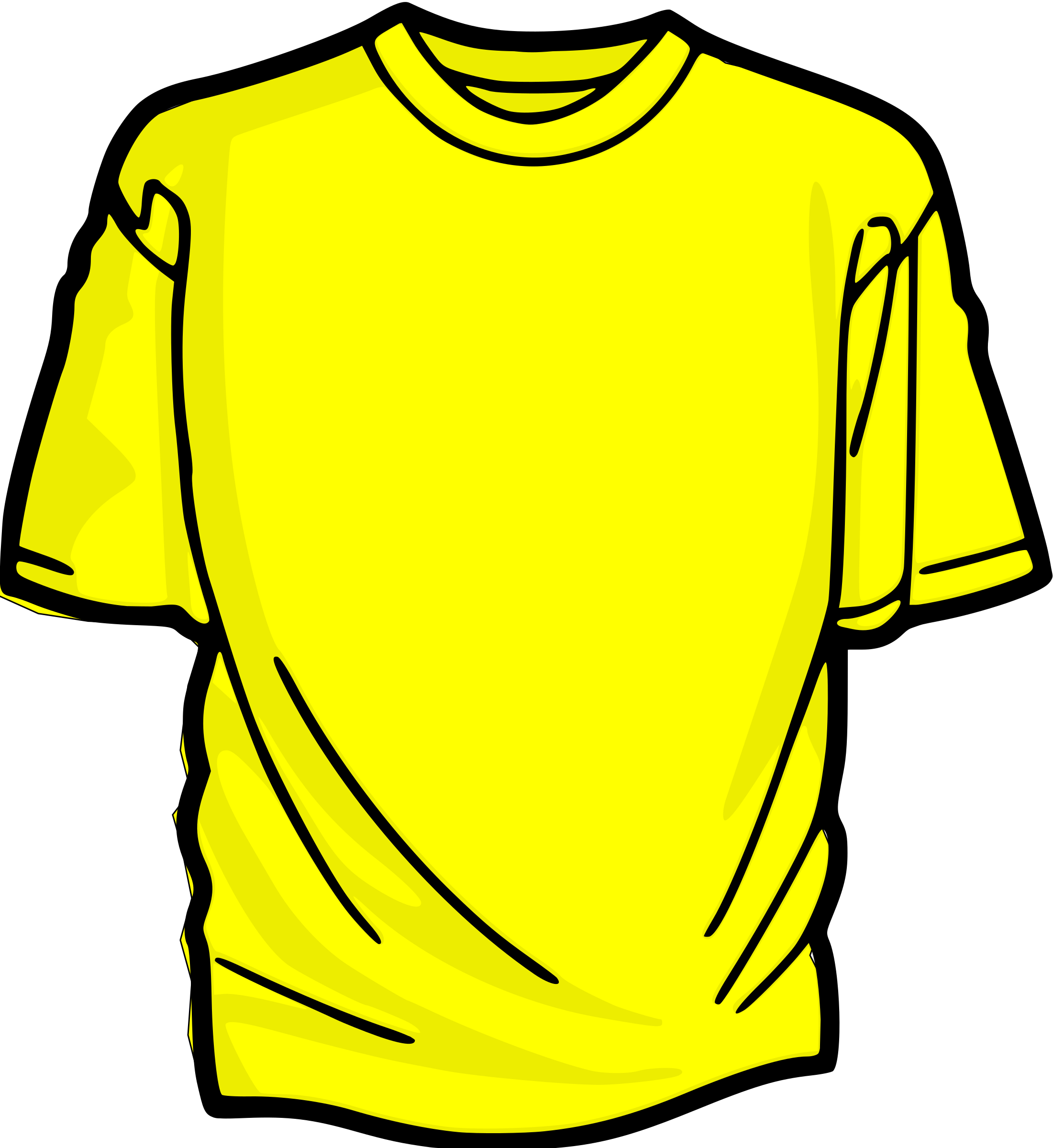 Detail Yellow T Shirt Png Nomer 54