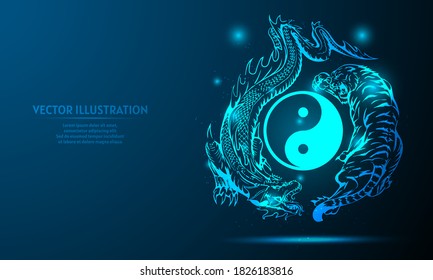 Detail Yin Yang Dragon Wallpaper Nomer 26