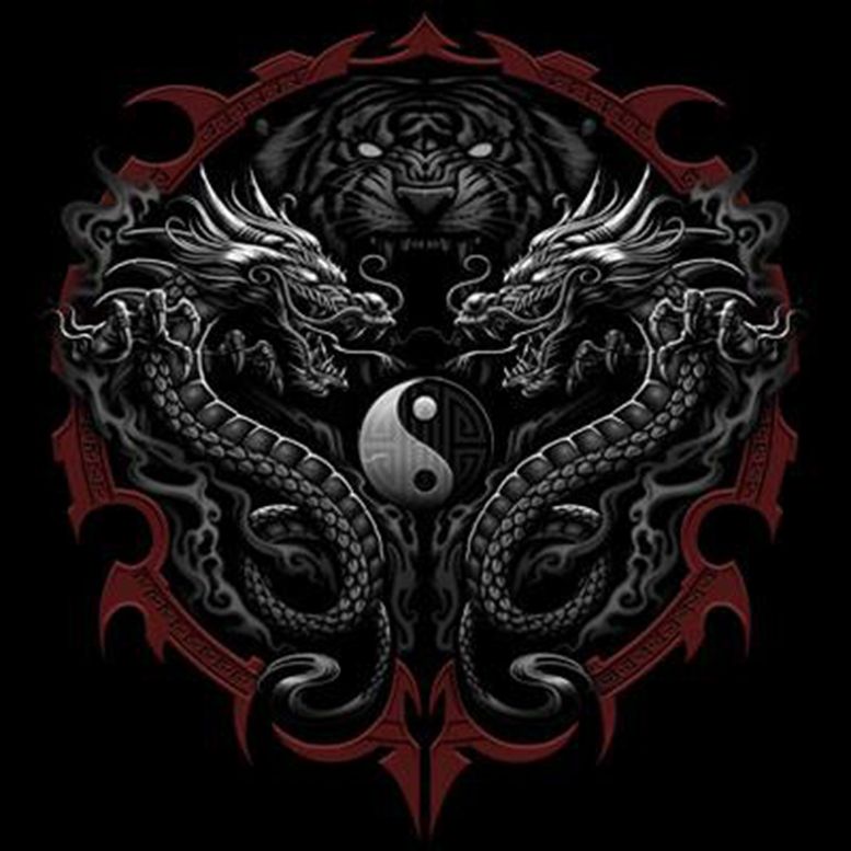 Detail Yin Yang Dragon Wallpaper Nomer 34