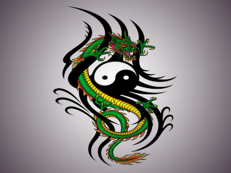 Detail Yin Yang Dragon Wallpaper Nomer 51
