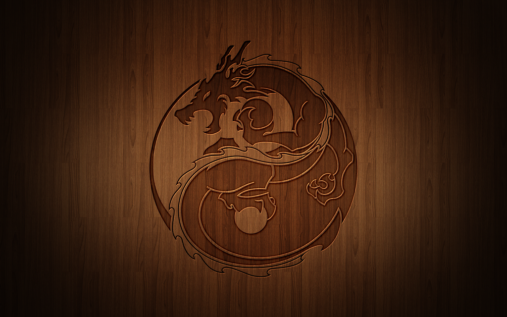 Detail Yin Yang Dragon Wallpaper Nomer 9