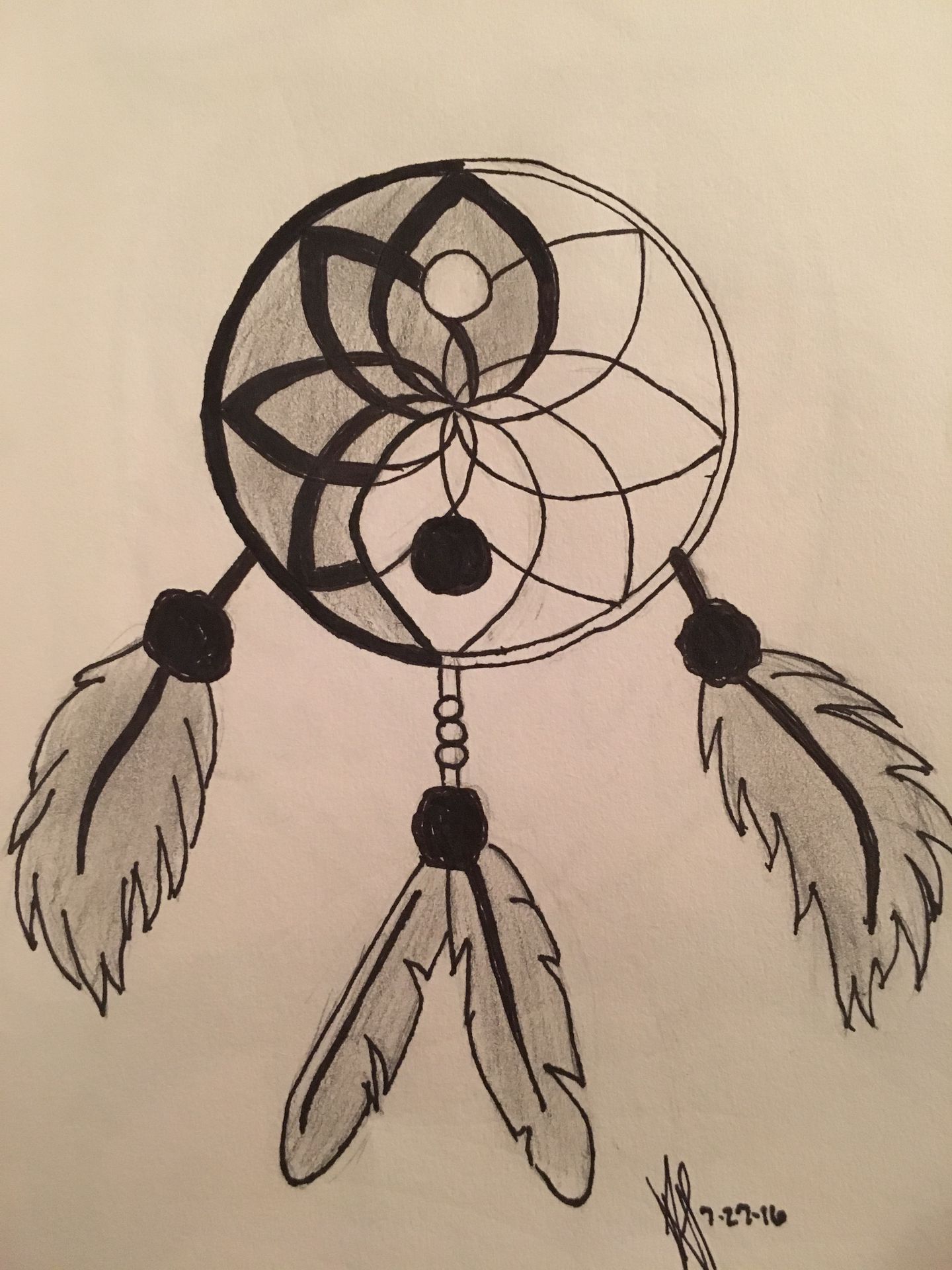 Detail Yin Yang Dream Catcher Drawings Nomer 23