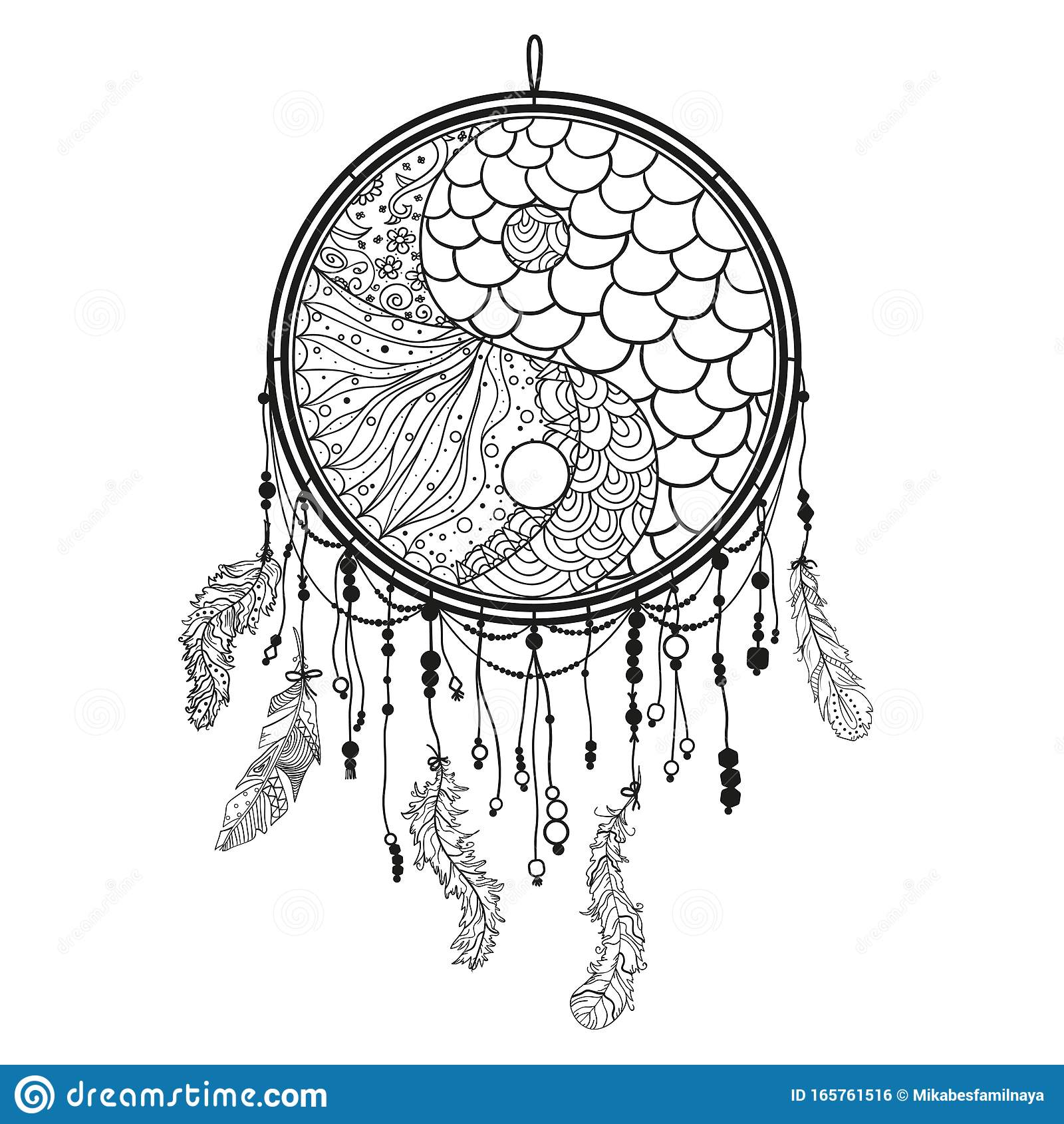 Detail Yin Yang Dream Catcher Drawings Nomer 48