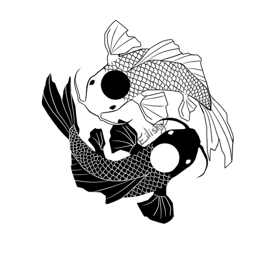 Detail Yin Yang Fish Avatar Nomer 34