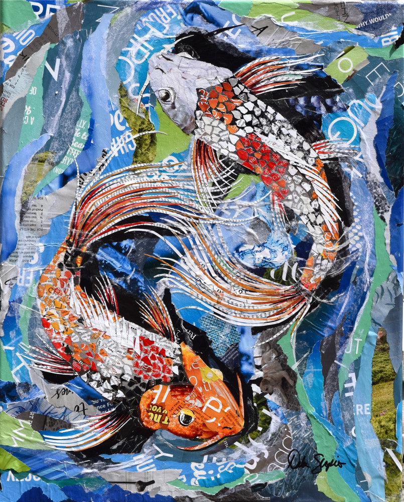 Detail Yin Yang Fish Painting Nomer 44