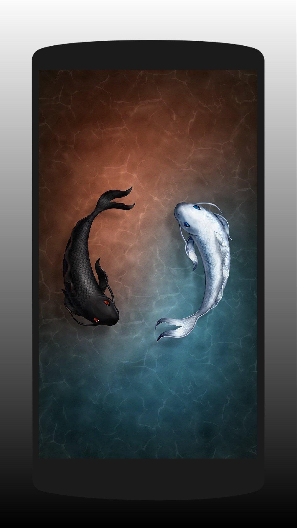 Detail Yin Yang Fish Wallpaper Nomer 37