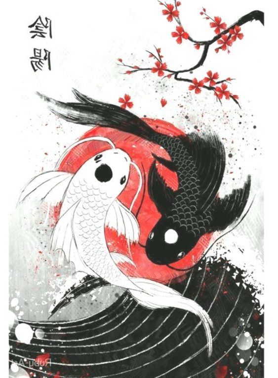 Detail Yin Yang Fish Wallpaper Nomer 41