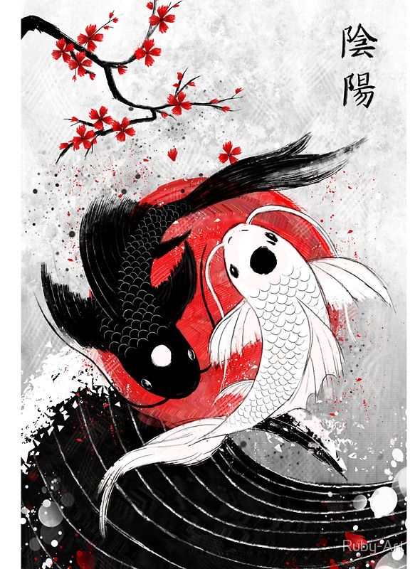 Detail Yin Yang Ikan Koi Nomer 2