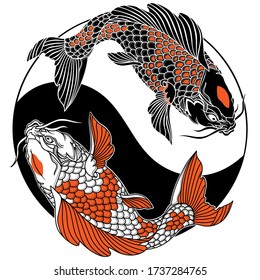 Detail Yin Yang Ikan Koi Nomer 19