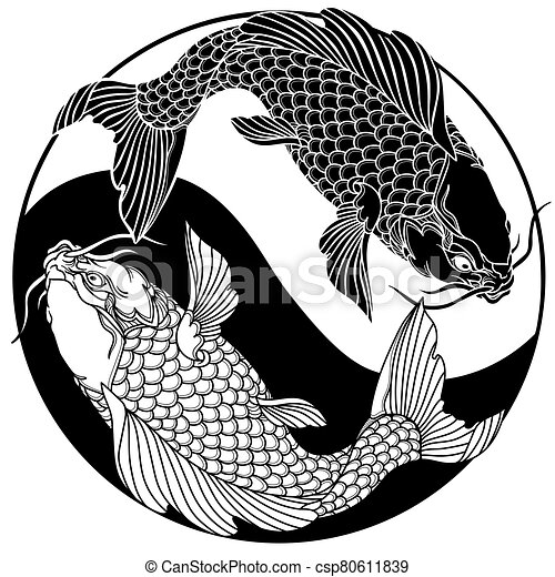 Detail Yin Yang Ikan Koi Nomer 27