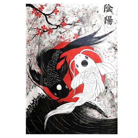 Detail Yin Yang Ikan Koi Nomer 33