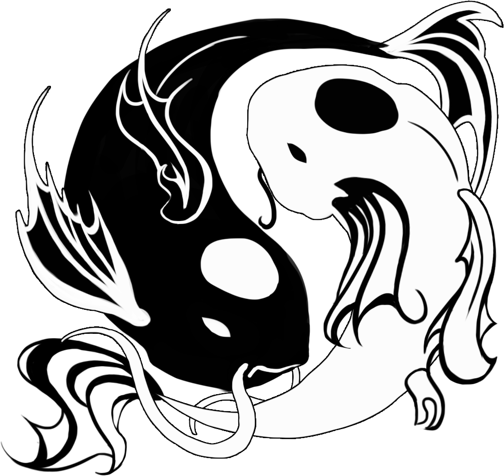 Detail Yin Yang Ikan Koi Nomer 45