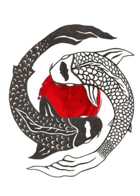 Detail Yin Yang Ikan Koi Nomer 51