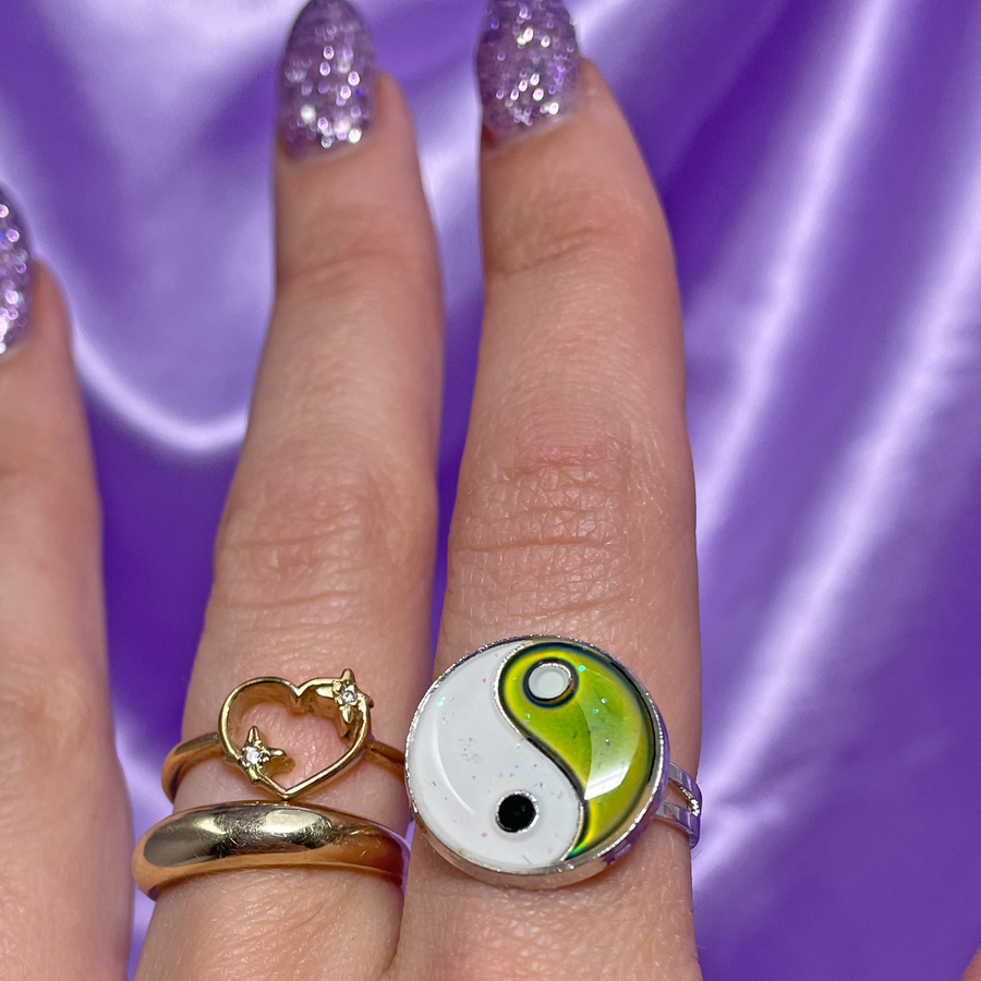 Detail Yin Yang Mood Ring Nomer 2