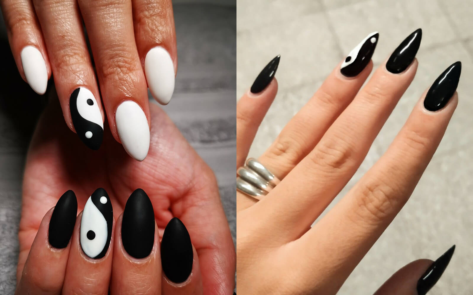 Detail Yin Yang Nail Art Designs Nomer 19