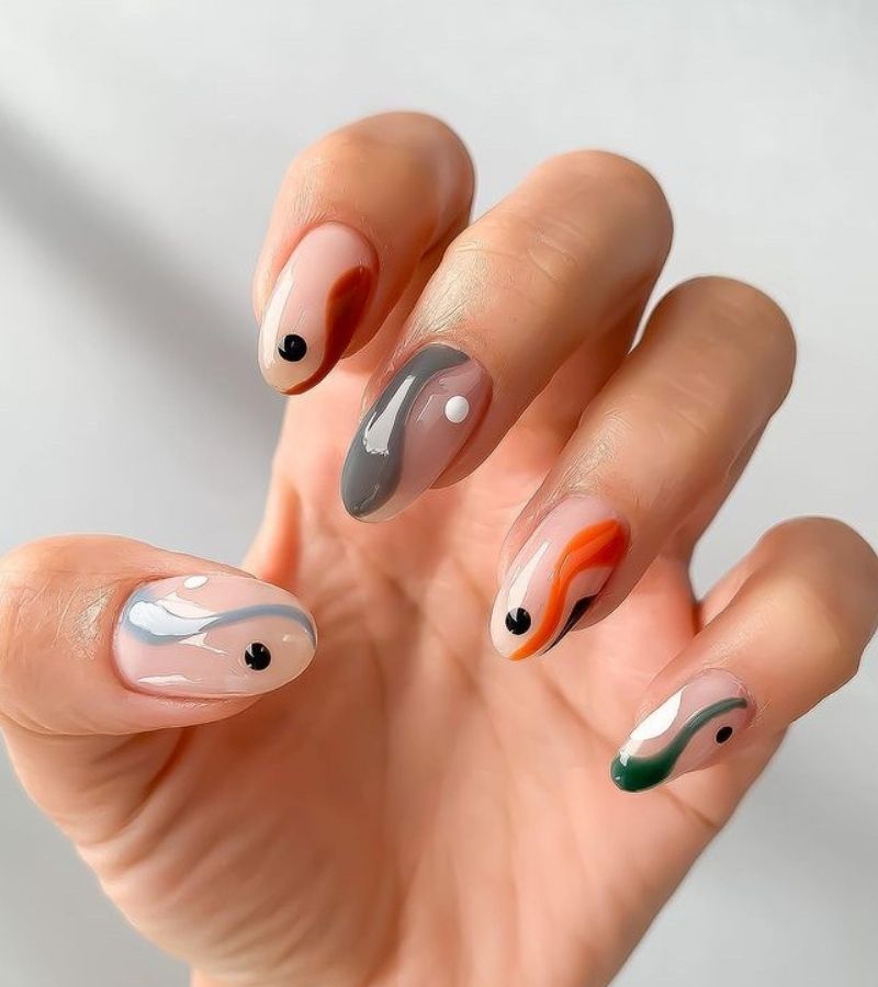 Detail Yin Yang Nail Art Designs Nomer 45