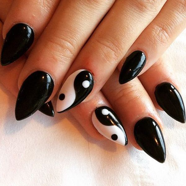 Detail Yin Yang Nail Art Designs Nomer 7