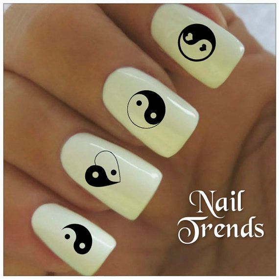 Detail Yin Yang Nail Stickers Nomer 14