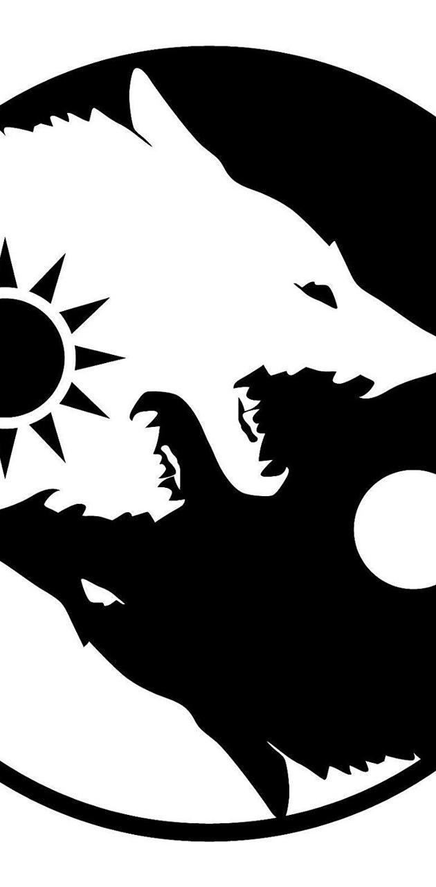 Detail Yin Yang Wolf Wallpaper Nomer 18