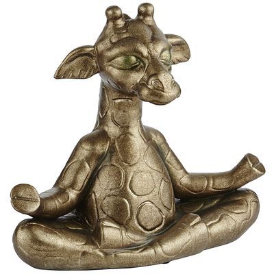 Yoga Giraffe Statue - KibrisPDR