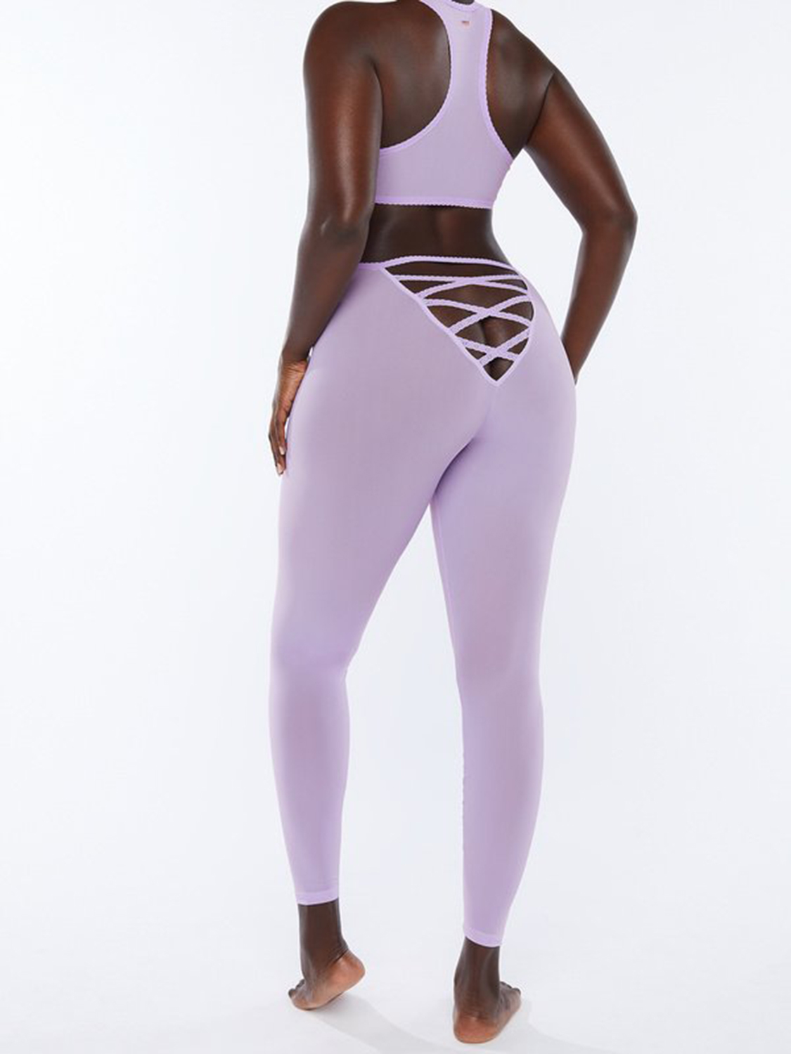 Detail Yoga Leggings With Cutouts Nomer 17