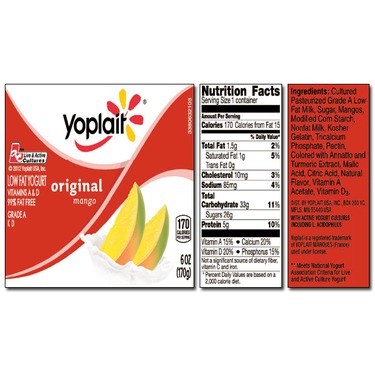 Detail Yoplait Yogurt Label Nomer 11
