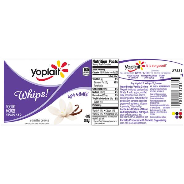 Detail Yoplait Yogurt Label Nomer 20