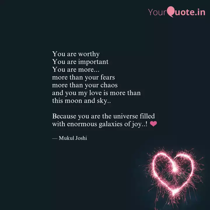 Detail You Are Worthy Quotes Nomer 34