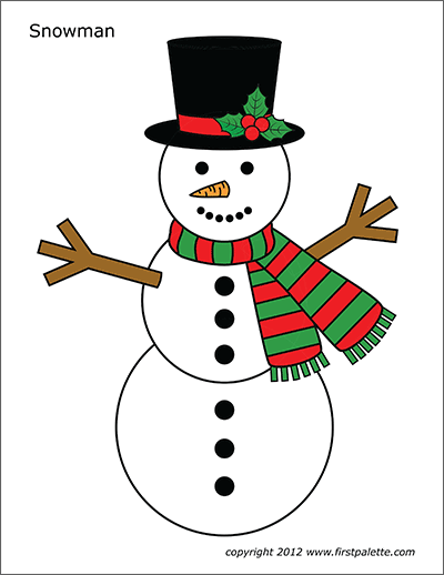 Detail Snow Man Image Nomer 12