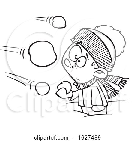 Detail Snowball Clipart Black And White Nomer 38