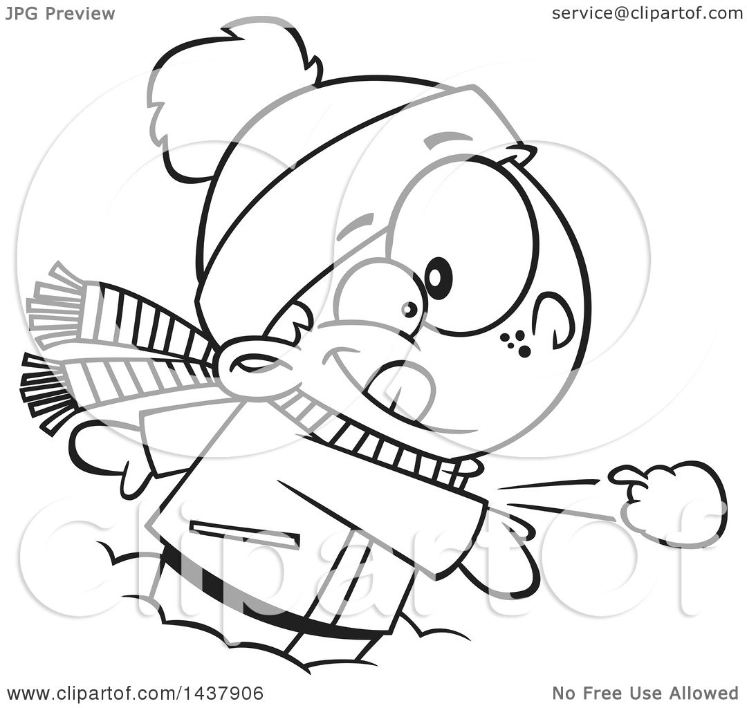 Detail Snowball Clipart Black And White Nomer 41