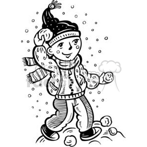 Detail Snowball Clipart Black And White Nomer 44